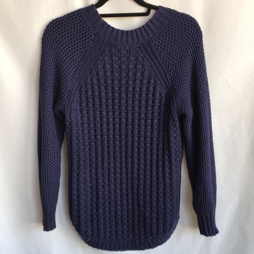 Calvin Klein Jeans navy acrylic sweater, size L - Picture 5 of 8